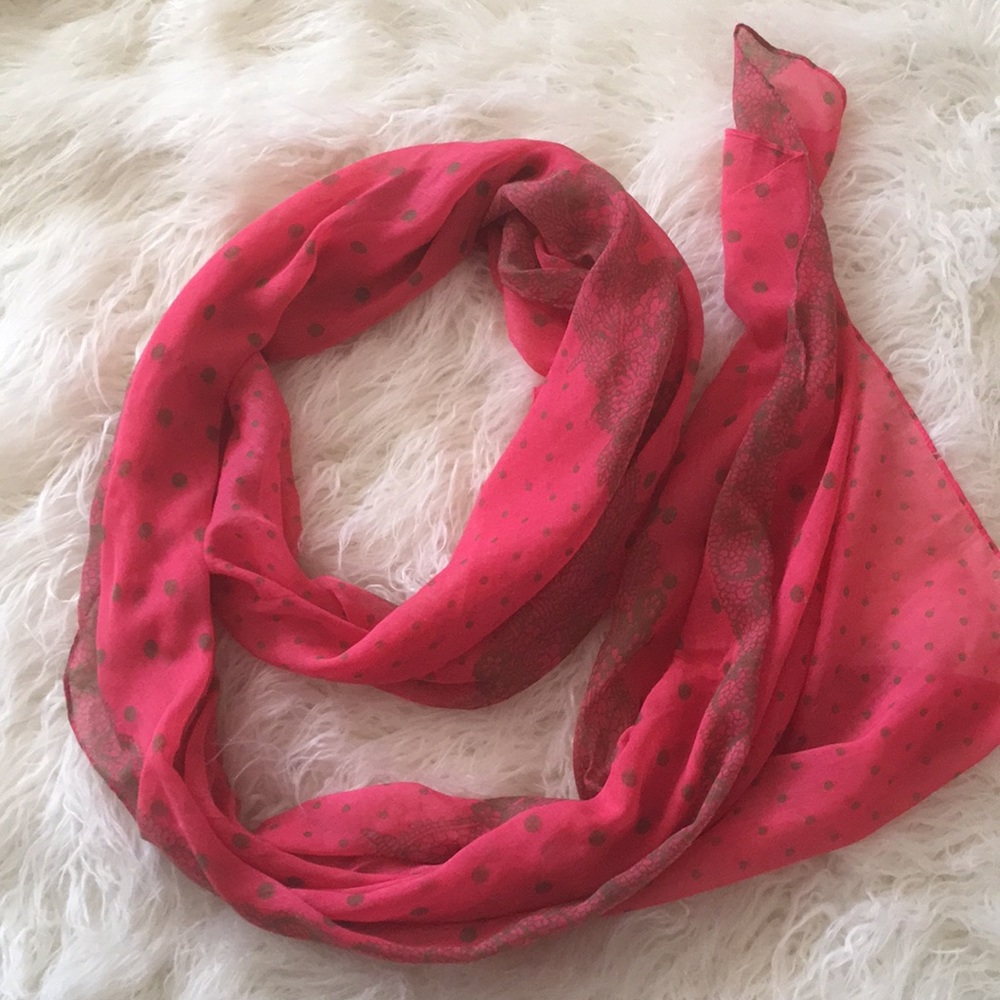 Pink Bohemian Scarf